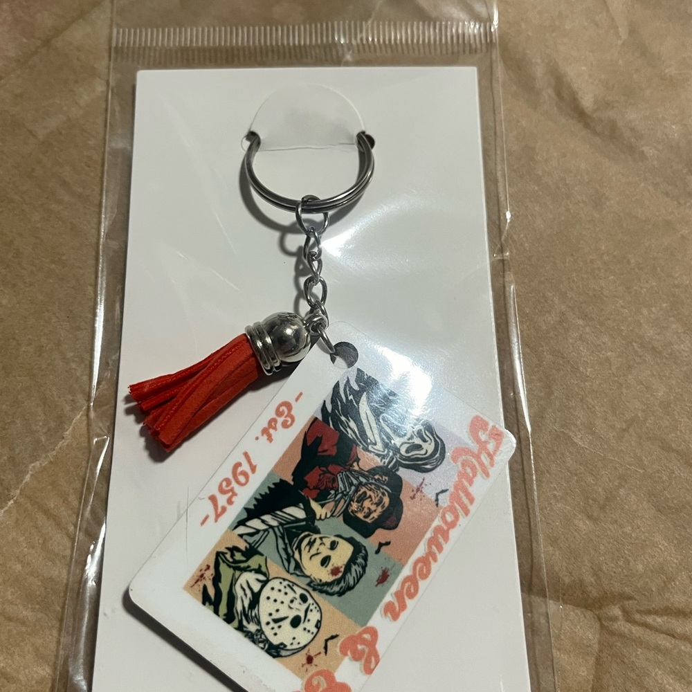 Halloween Scary Movie Keychain